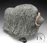 13" SIGNATURE Muskox by Lucassie Ikkidluak *Augustus*
