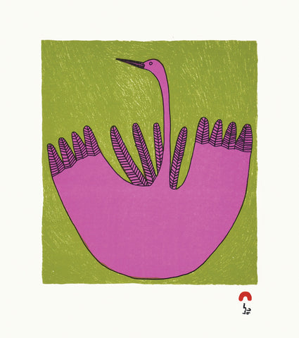 2024 ORIGINAL PRINT PROOF (ONLY ONE) by NINGIUKULU TEEVEE *Blossoming Bird 2022*