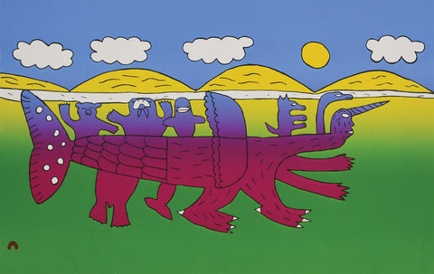 2025 PRINT Dorset Collection by PITSIULAQ QIMIRPIK *Shaman Transformation*