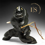 VINTAGE 14" Hunter by Uriash Puqiqnak *On Balance*