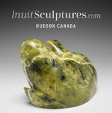 6" Reclining Seal by the late Suati Qimirpik *Tummy Rub*