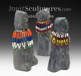 VINTAGE 7" Eskimo Family by Mary Tutsiutok *Blended Family*