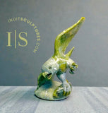 13" SIGNATURE Eagle by Pits Qimirpik *Eagle Eye* CURATOR'S CHOICE