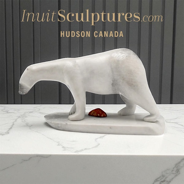 9" Standing Polar Bear by Adrian Arnauyumayuq *Eggs Over Easy*