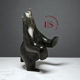 23" SIGNATURE  Dancing Bear by Ashevak Adla *Grandstand*