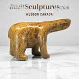 17" Walking Bear by Adamie Quamagiaq *King*