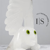 14" Owl by Toonoo Sharky *White Cliff*