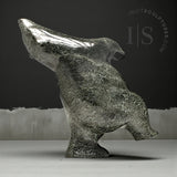 16" SIGNATURE Dancing Bear by Elite Carver Nuna Parr *Look Way Up*