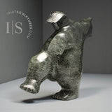 16" SIGNATURE Dancing Bear by Elite Carver Nuna Parr *Look Way Up*