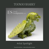 12" Ookpik Owl by Toonoo Sharky (from his hands Cape Dorset) *Chatterbox*