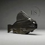 RESERVED** VINTAGE 12" Black Fish by Elijah Kavik *Beta*