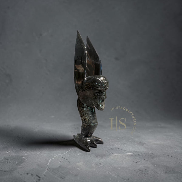 BIG HEARTED 12" Bird Transformation by Ning Ashoona *Icarus*