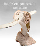 9" Shaman by Master Carver Manansie Akpaliapik *Between Two Worlds*