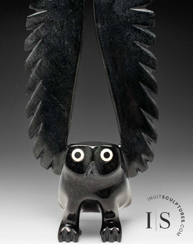 12" Owl by Sam Qiatsuk *Hootnanny*