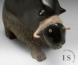 VINTAGE 9" Muskox by Seepee Ipeeli *Chocolate Dream*