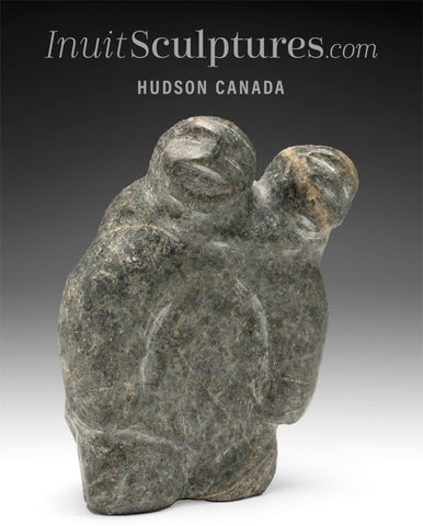 VINTAGE 7" Mother & Child by Barnabus Arnasungaaq *Heart and Soul*