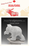8” Walking Bear by Esau Kripanik *Canada Day*