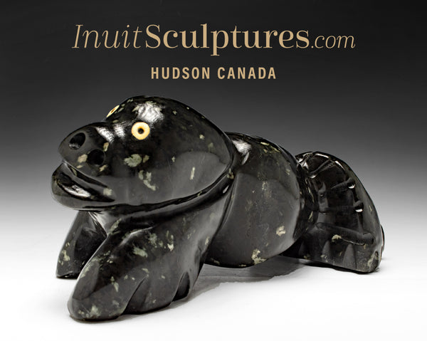 10" Seal Puppy by Clayton Keknek Gjoa Haven *Puppy Eyes*