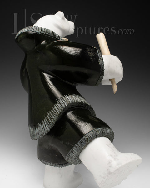 12" 2 Way Drum Dancer Bear by Dale Ford *Versace*