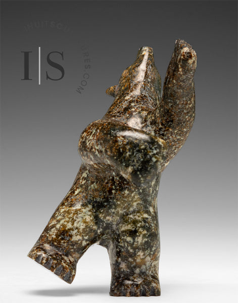 5" Dancing Bear by Mathewsie Kingwatsiaq *Earth Bound*
