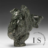 4" Dancing and Diving Bear by Isaaci Shaa *Just Look Over My Shoulder, Honey*