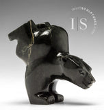 4" 2 Way Diving Bear by Mosesee Pootoogook *Stare Down*