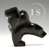 4" 2 Way Diving Bear by Mosesee Pootoogook *Stare Down*