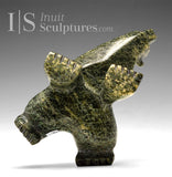 4” 2 Way Dancing Bear by Allen Namonai *Can You Open the Door?*