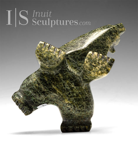 4” 2 Way Dancing Bear by Allen Namonai *Can You Open the Door?*