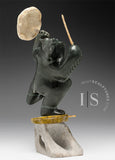 Ours en peluche tambourineur de 10 pouces, par Derrald Taylor *Leader of the Band*