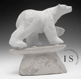 8” Walking Bear by Esau Kripanik *Canada Day*