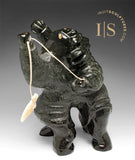 VINTAGE 10" Two Headed Monster by Wayne Puqiqnak Gjoa Haven *ENTANGLED*