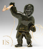 9" Hunter  With Harpoon by Napachie Ashoona *Working 24/7*