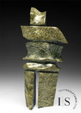 12" Inukshuk by Isa Oqutaq  *The Thinker*