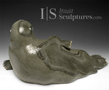 14" SIGNATURE Walrus by  Jimmy Iqaluq *Strike a Pose*