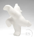 13" Limited Edition Dancing Bear by Johnny Manning (Italian Marble) *Ghost*