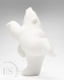 13" Limited Edition Dancing Bear by Johnny Manning (Italian Marble) *Ghost*