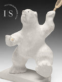 7" Dancing Bear by Lucassie Nakoolak *Forty Forty*