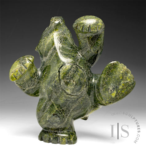 6" Dancing Bear by Markoosie Papigatok *Jock*