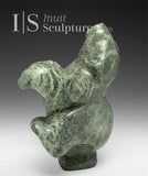 6" Dancing Bear by Markoosie Papigatok *Green Bean*