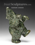6" Dancing Bear by Markoosie Papigatok *Montage*