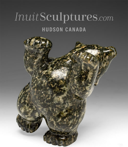 4” Dancing Bear by Markoosie Papigatok *Nutmeg*