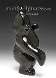 6" Dancing Bear by Markoosie Papigatok *Jet*