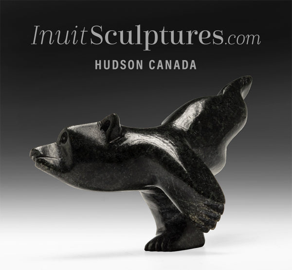 3" Diving Bear by Mosesee Pootoogook *Glider*