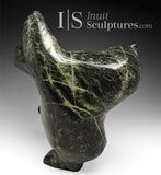 14" SIGNATURE Dancing Bear by Elite Carver Nuna Parr *Corkscrew*