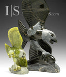 6" SIGNATURE Eagle with Fish by Pits Qimirpik *Drone*