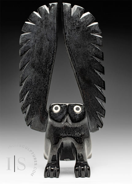 13" Owl by Sam Qiatsuk *Hot Yoga*