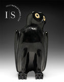 9" SIGNATURE Perfectly Polished Owl by Sam Qiatsuk *Black Licorice*