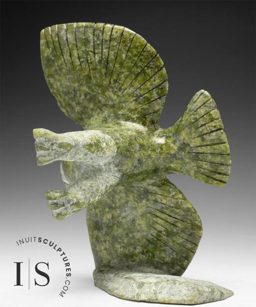 8" Eagle by the late Suati Qimirpik *Where Eagles Dare*