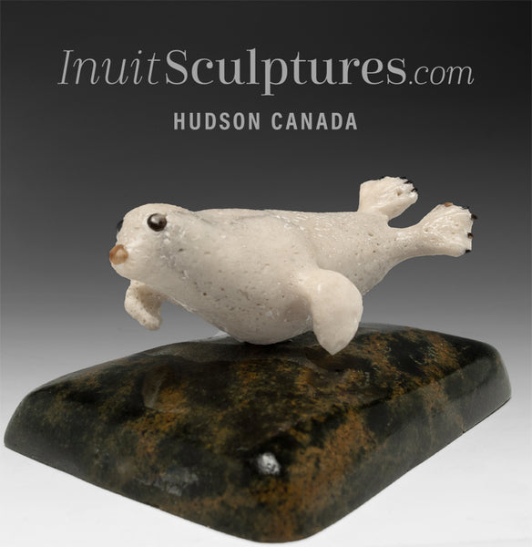 6" Swimming Seal by Adrian Arnauyumayuk *Fly Me To The Moon*